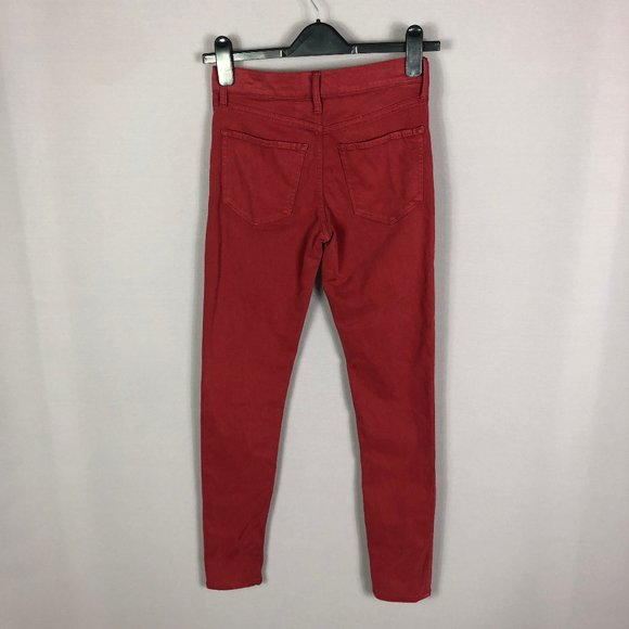 Lucky Brand Red Brooke Legging Jeans Size 26W - Picture 5 of 10
